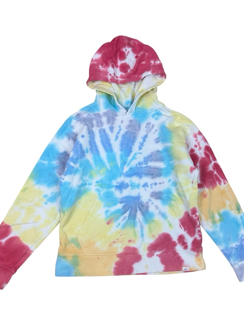 GAP Kids Rainbow Tie-Dye Hoodie